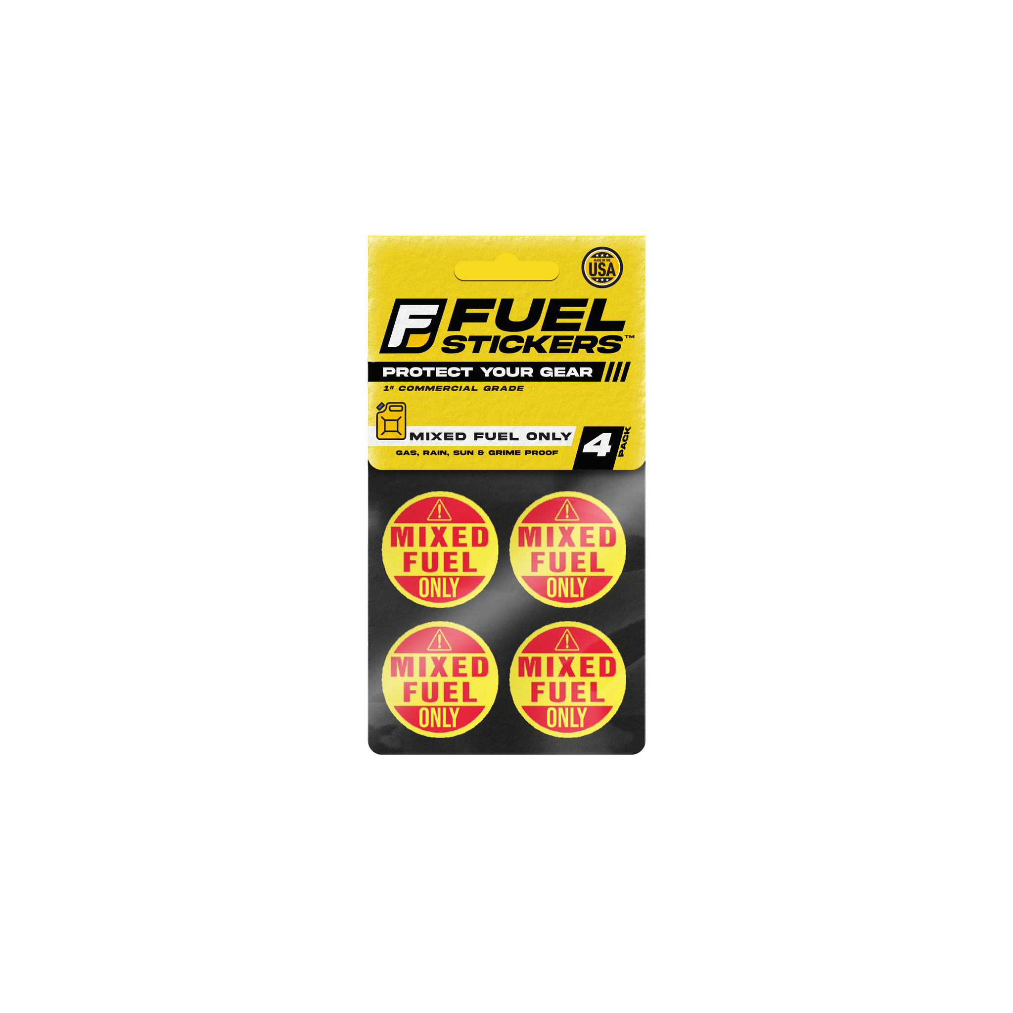 Mixed Gas Sticker | 1" Round | 4 Labels