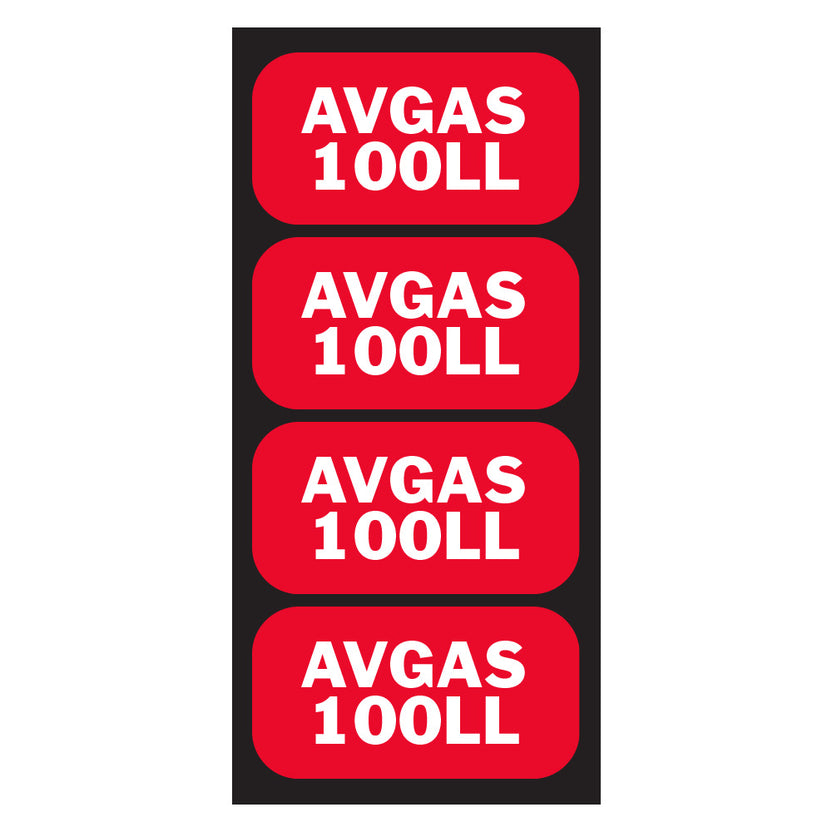 100ll Sticker Products – FuelStickers.com