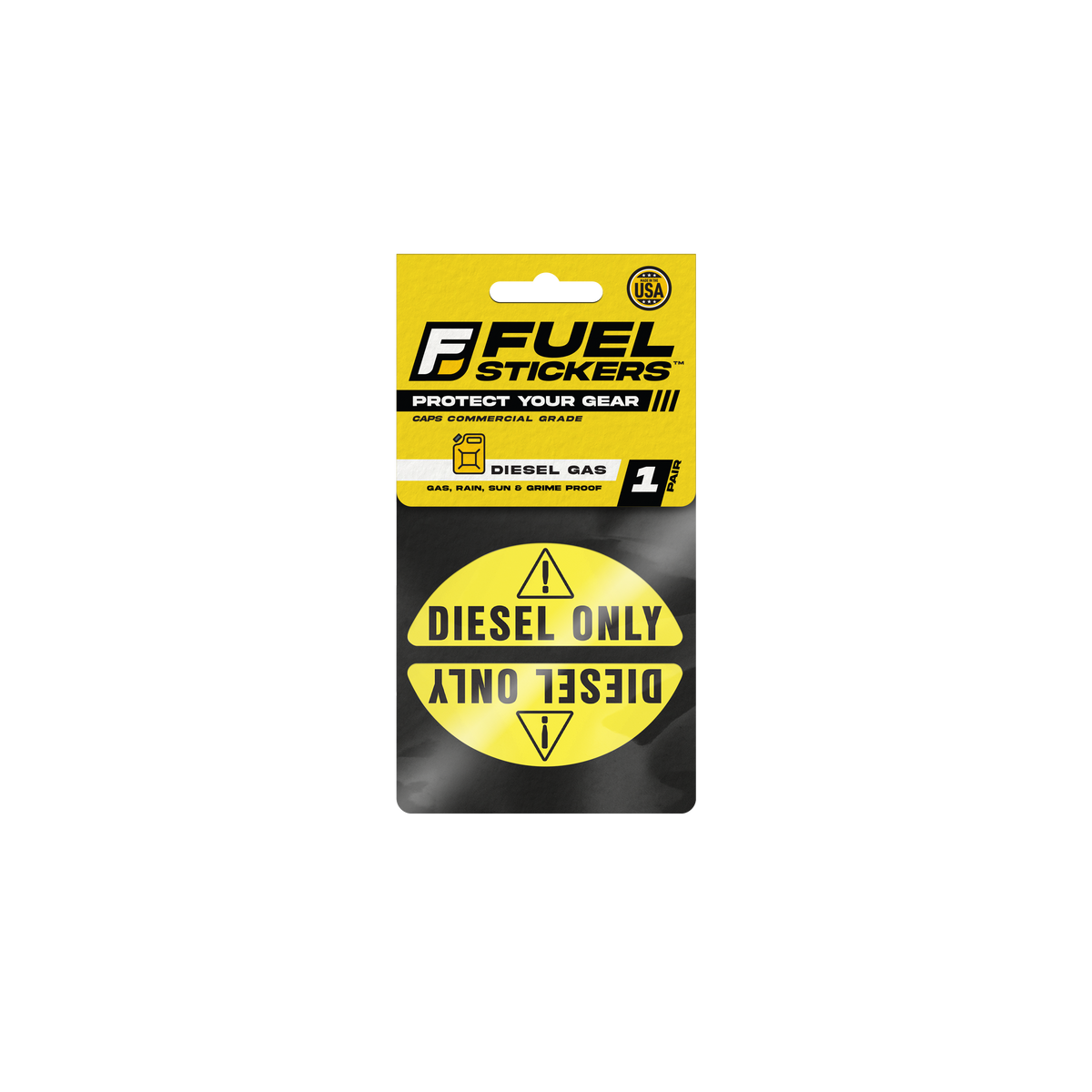 Def Deisel Sticker High-Quality Diesel Only Stickers - USA Made – FuelStickers.com