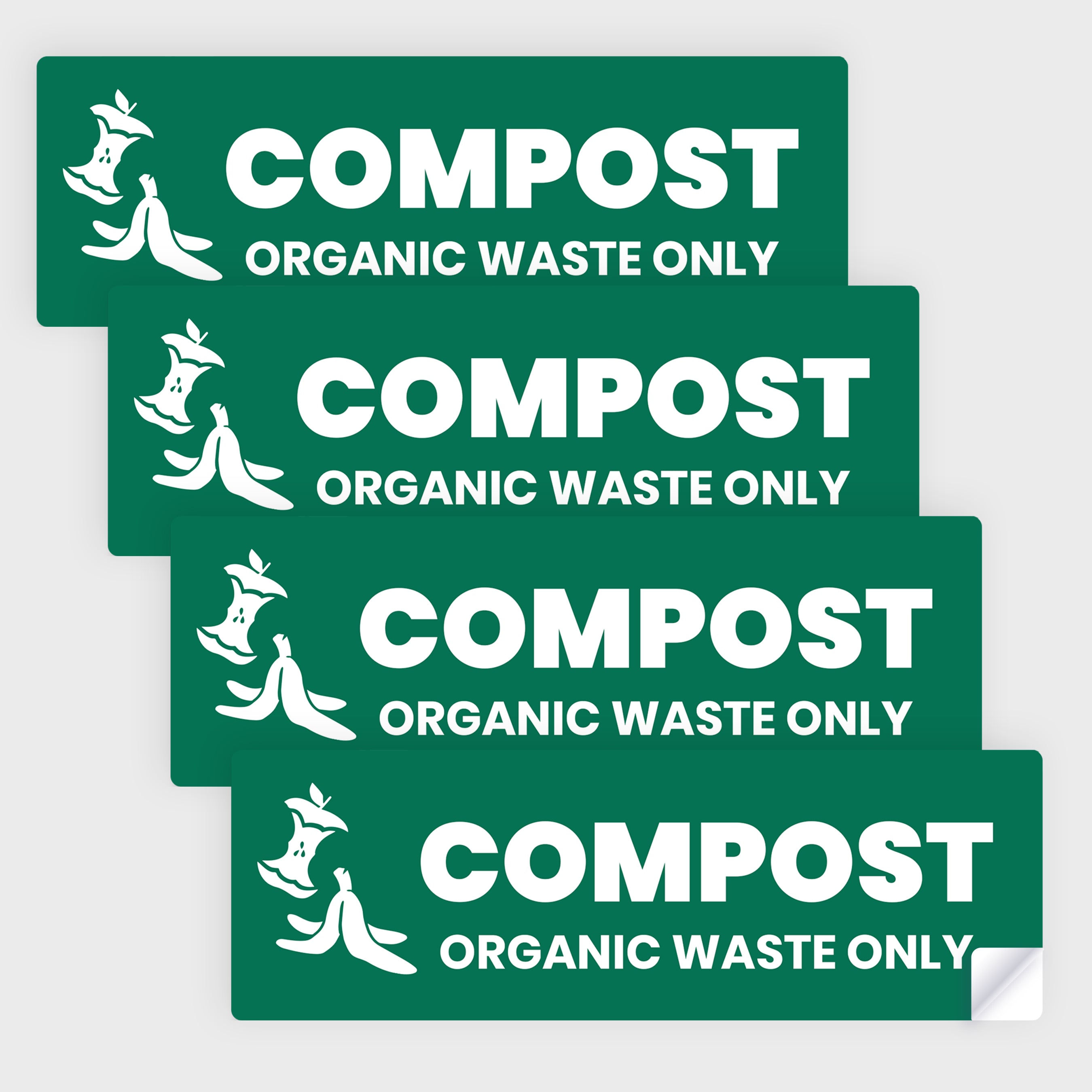 Compost Sticker Compost Bin Sticker HeavyDuty, Outdoor Rated 4