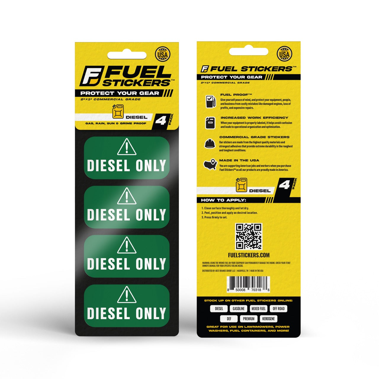 Sticker Diesel Shell Diesel Only Stickers - 2