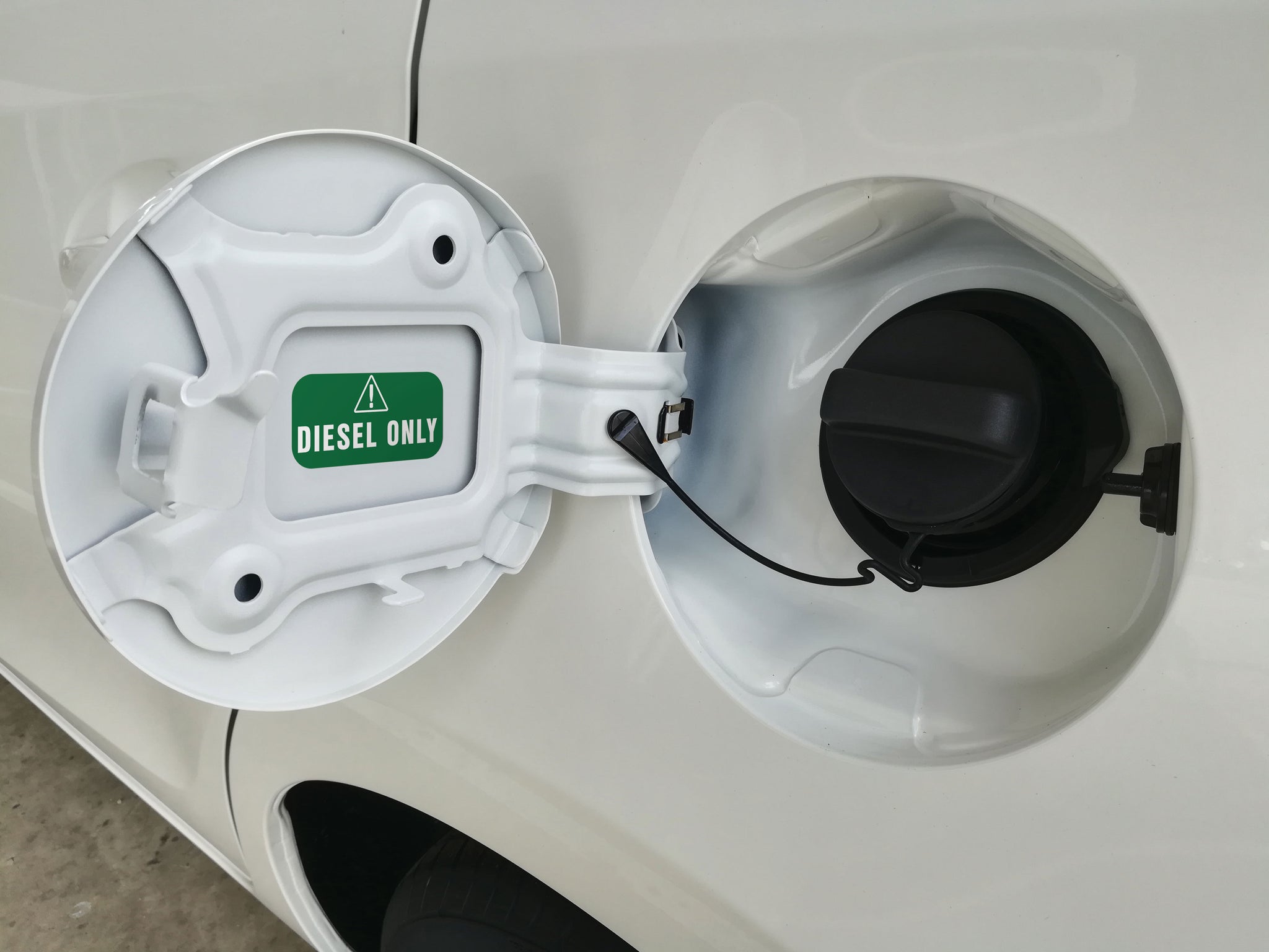 Diesel Only Stickers - 2"x1" - 4 Pack Labels – FuelStickers.com
