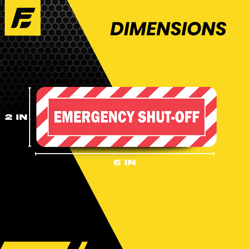 Emergency Shut Off Label 6 x2 Safety Sticker FuelStickers emergency-shut-off-label-6-x2-safety-sticker-fuelstickers