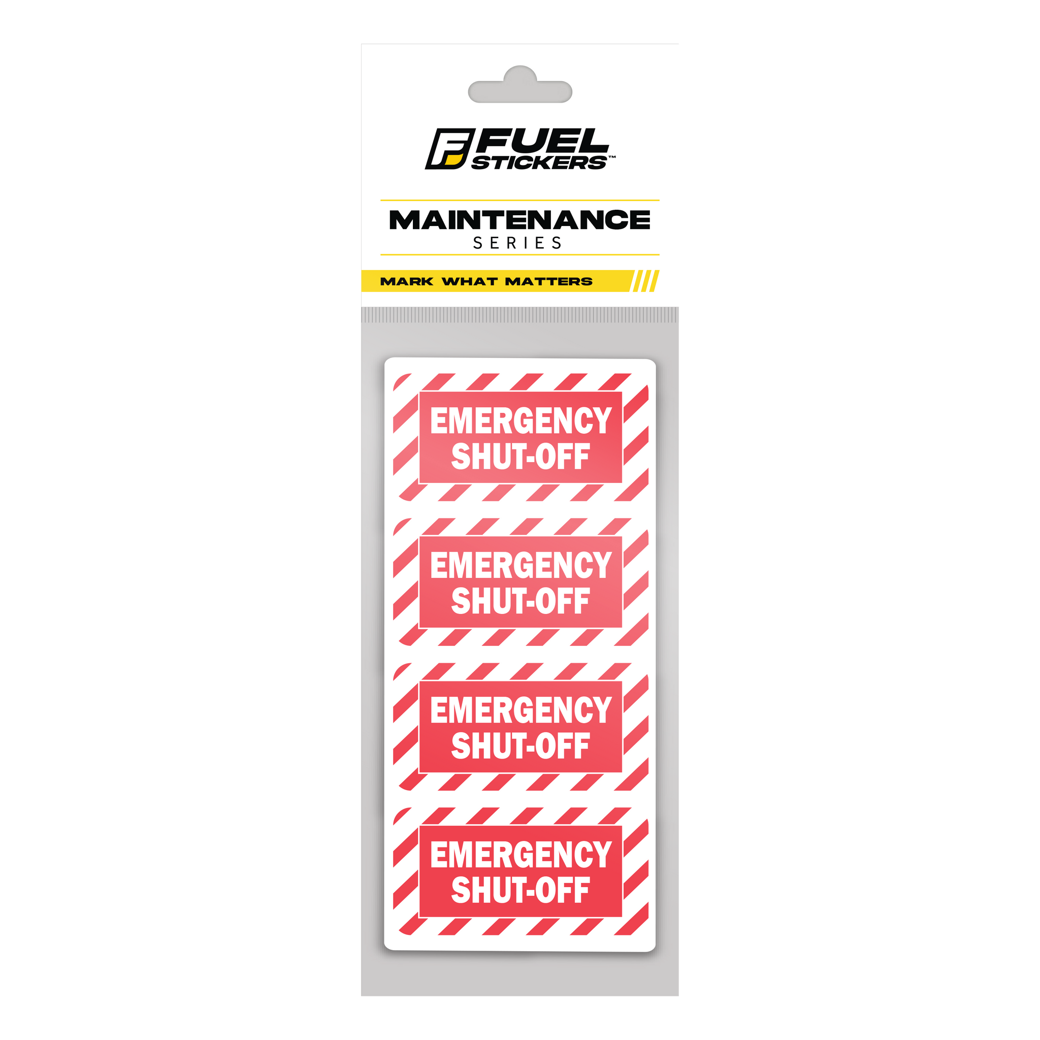 Emergency Stop Shell Fuel Emergency Shut Off Sticker - Gas/Fuel Safety Label – FuelStickers.com