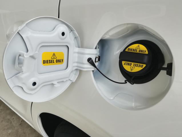 Diesel Only Fuel Cap Label | Fuel Identification Label for Fleets ...
