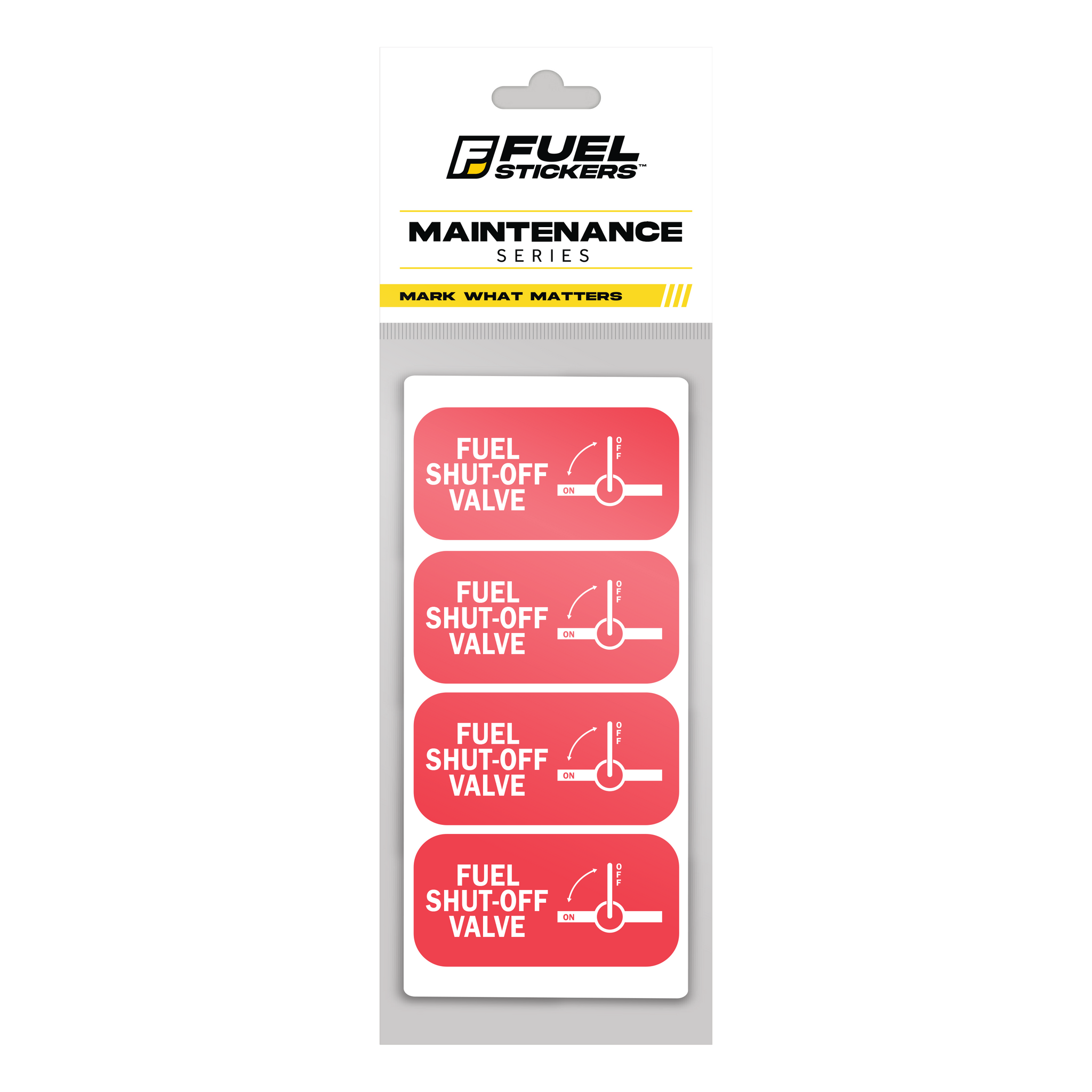 Sticker 12 Valve Fuel Shut Off Valve Sticker - 2