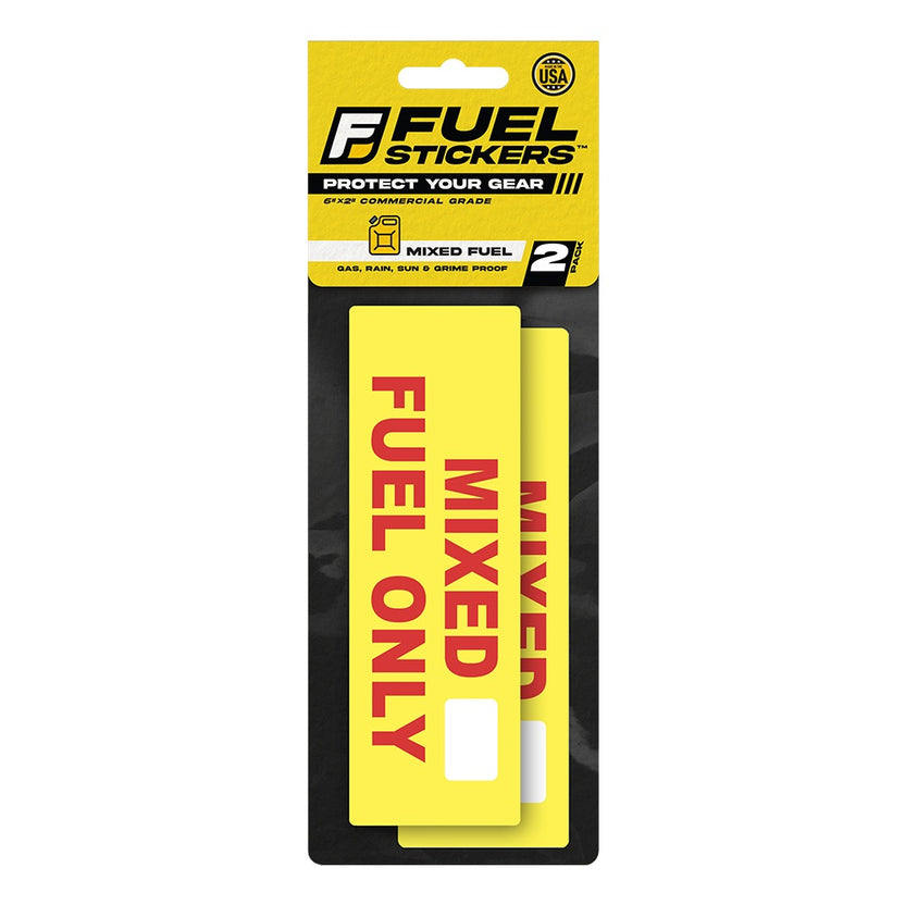 Fuel Stickers - Heavy-Duty Gas Can Labels and Outdoor Power Equipment ...