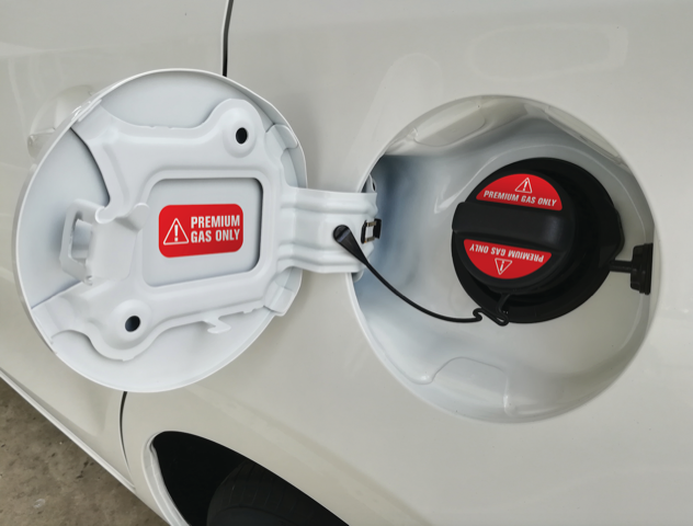 Premium Gas Only Sticker for Gas Cap | 1 Pair | Universal Fit