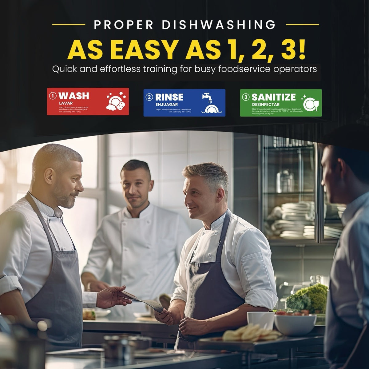 Food Service Sink Labels – FuelStickers.com