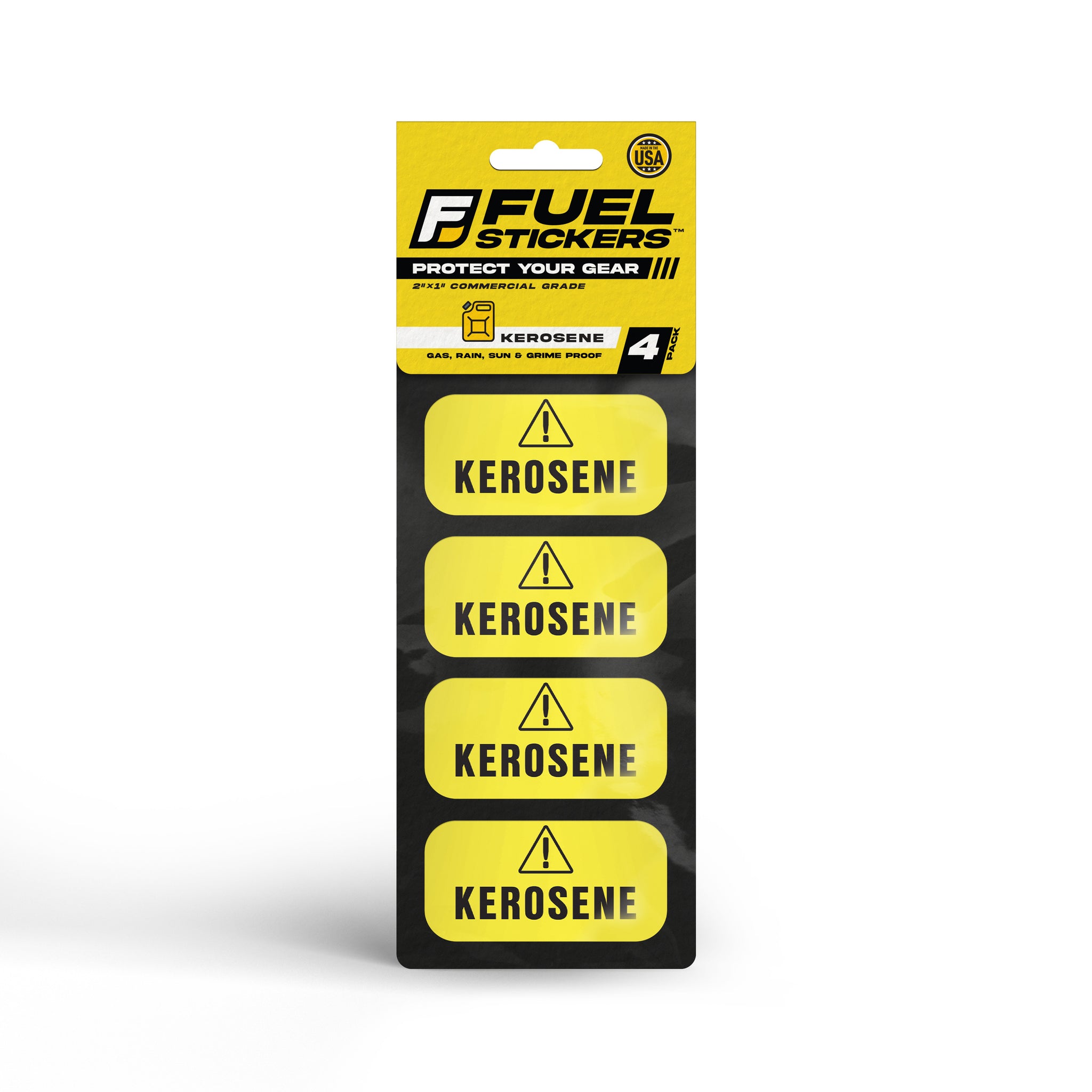 Kerosene Only Label | Fuel Sticker USA – FuelStickers.com