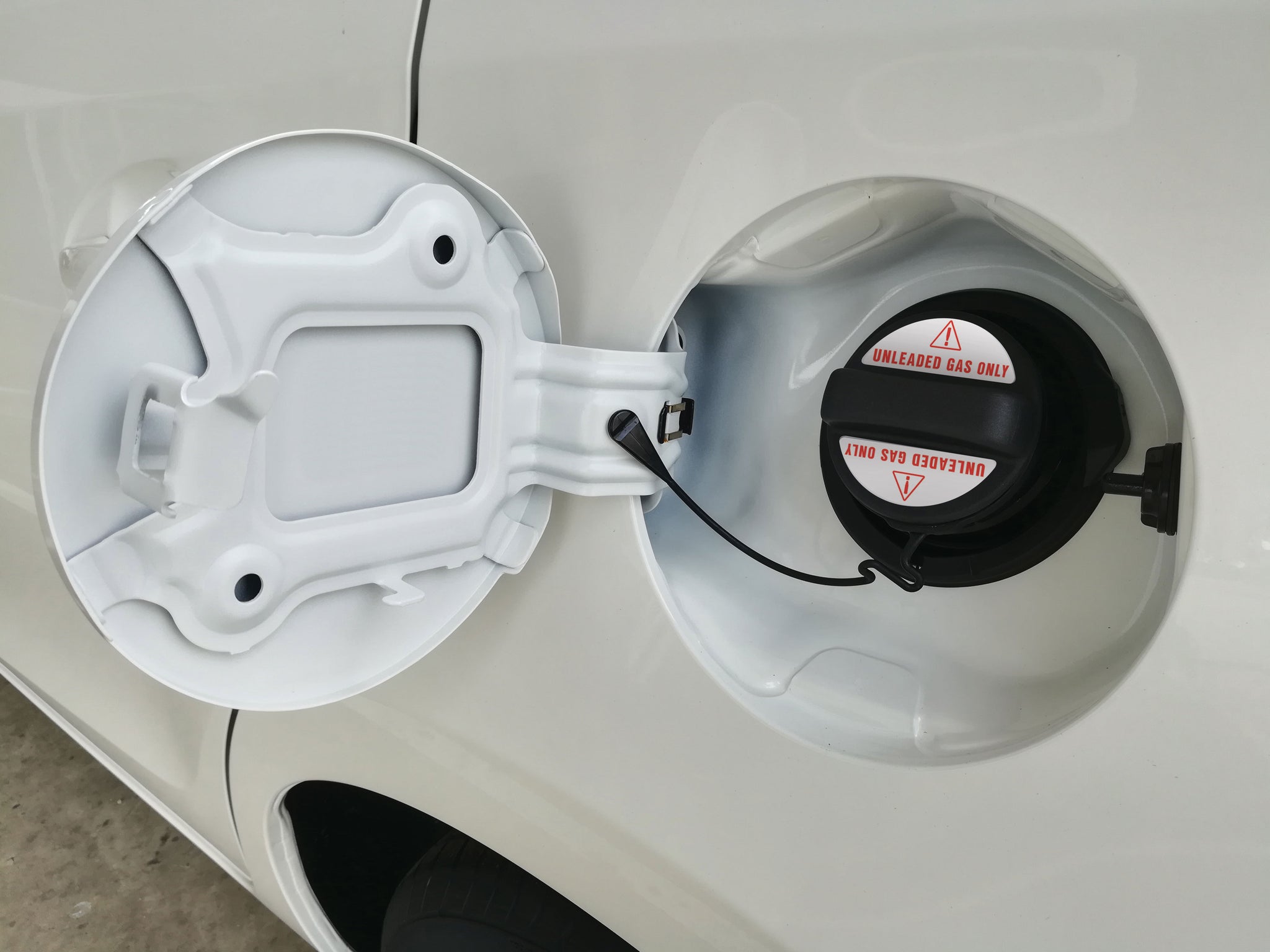 Unleaded Only Sticker for Gas Cap | 1 Pair | USA Made